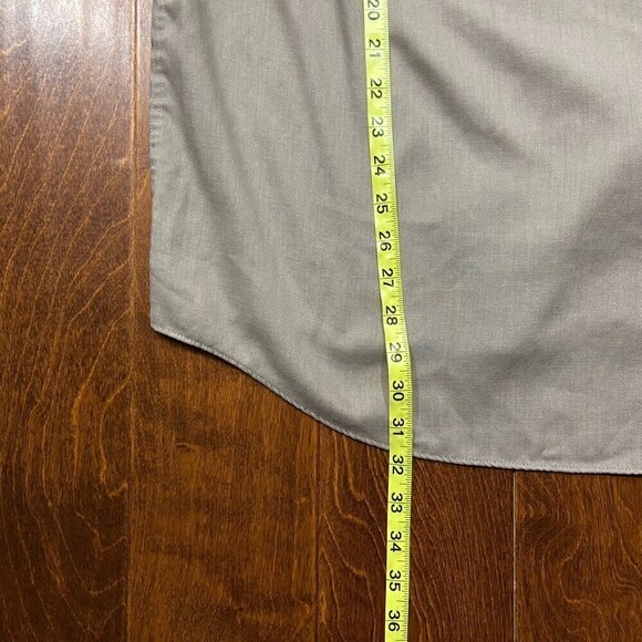 Yves Saint Laurent Casual Neutral Brown Button Down Shirt Y2K Men's Size 18 / XL - Picture 8 of 9